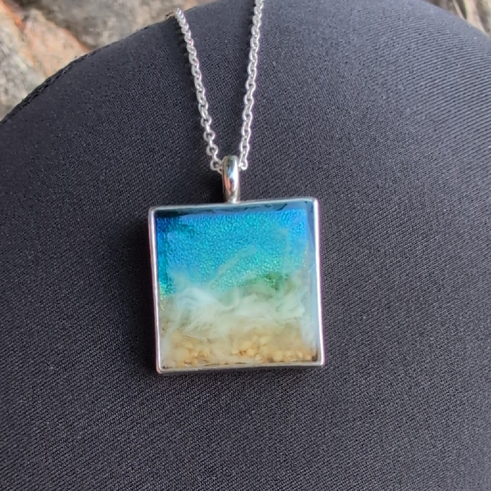 Piece Of  Ocean Pendant Necklace